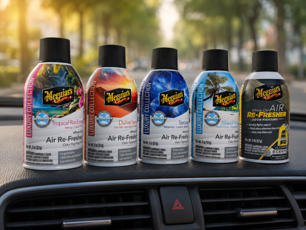Review Meguiar’s Air Re-Fresher: 5 Varian Aroma, Cara Pakai, Kelebihan & Kekurangannya