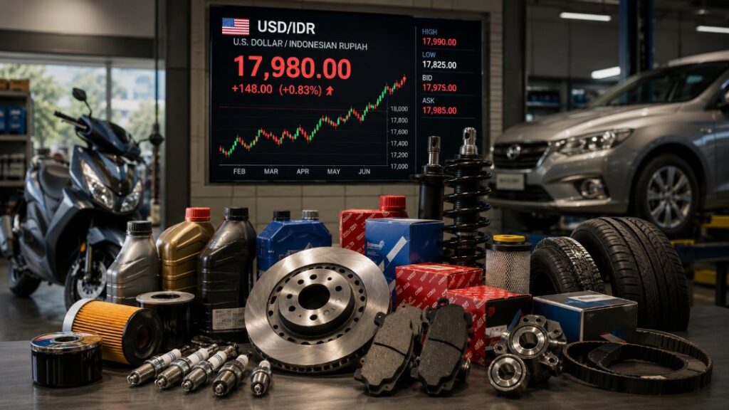 Dolar AS Dekati Rp18.000, Harga Komponen Mobil dan Motor Jadi Perhatian Industri harga komponen mobil Dolar AS Dekati Rp18.000, Harga Komponen Mobil dan Motor Jadi Perhatian Industri