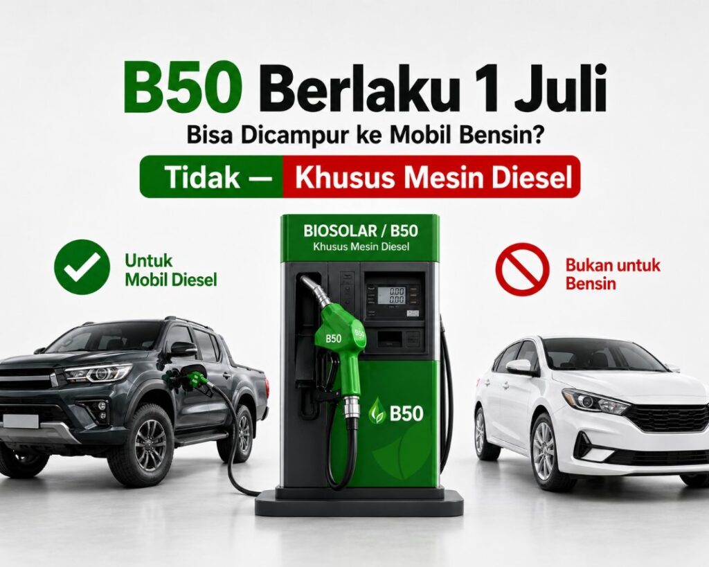 B50 Berlaku 1 Juli: Apakah Kendaraan Bermesin Bensin Bisa Mencampurnya? Ini Jawabannya bahan bakar B50 B50 Berlaku 1 Juli: Apakah Kendaraan Bermesin Bensin Bisa Mencampurnya? Ini Jawabannya