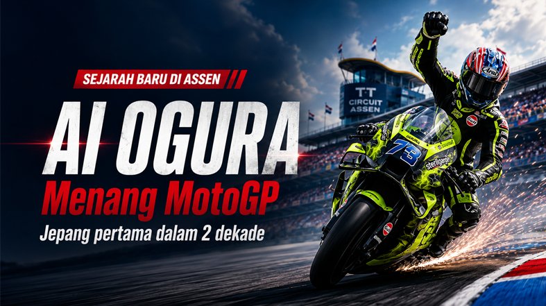 Sejarah Baru di Sirkuit Assen: Ai Ogura Menjadi Pembalap Jepang Pertama yang Memenangi Balapan MotoGP dalam Dua Dekade Terakhir Ai Ogura Sejarah Baru di Sirkuit Assen: Ai Ogura Menjadi Pembalap Jepang Pertama yang Memenangi Balapan MotoGP dalam Dua Dekade Terakhir