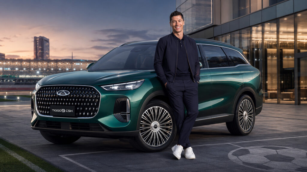 Chery Gandeng Robert Lewandowski, Perkuat Citra Mobil Keluarga Premium Hybrid Chery Gandeng Robert Lewandowski, Perkuat Citra Mobil Keluarga Premium Hybrid