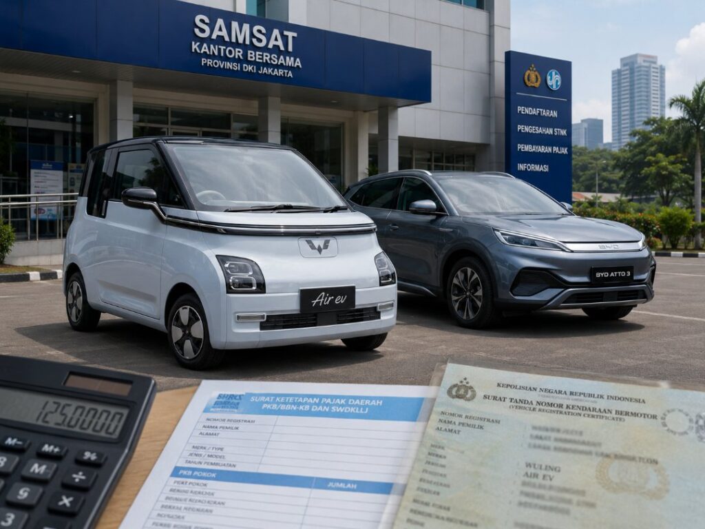 Pajak Mobil Listrik Tak Lagi Otomatis Nol, Ini Hitungan Wuling Air EV dan BYD