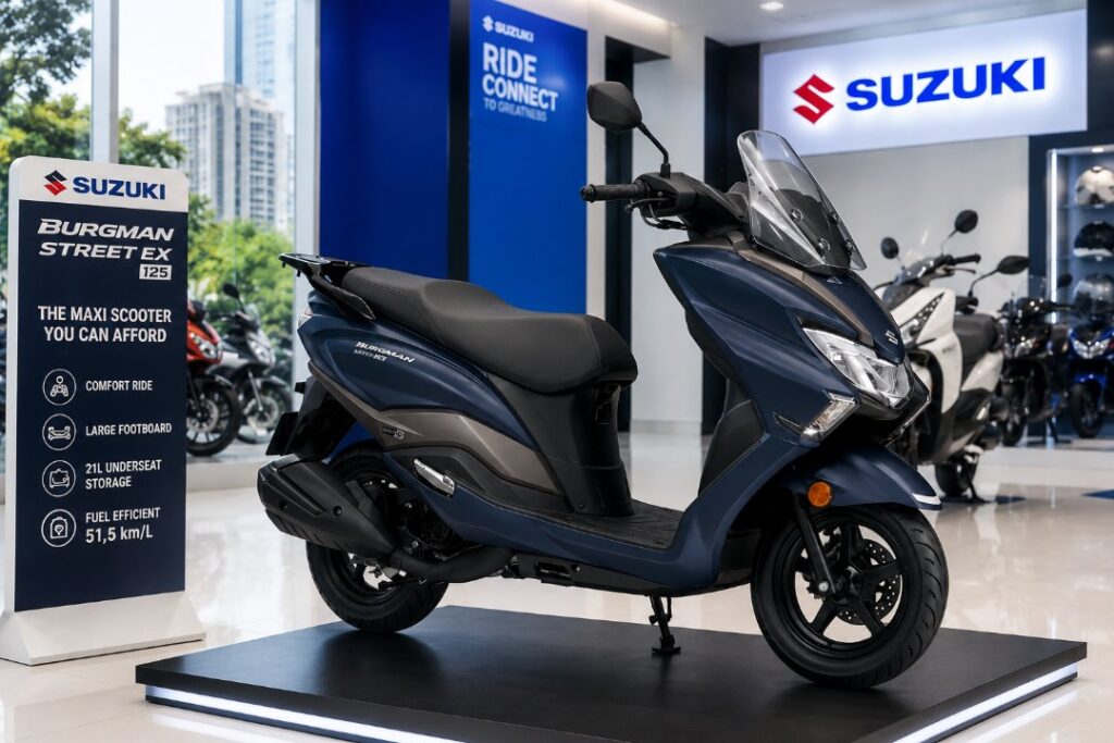 Inden Skutik Suzuki di Jakarta Tembus Sebulan, Burgman Street 125 EX Jadi Buruan Inden Skutik Suzuki di Jakarta Tembus Sebulan, Burgman Street 125 EX Jadi Buruan