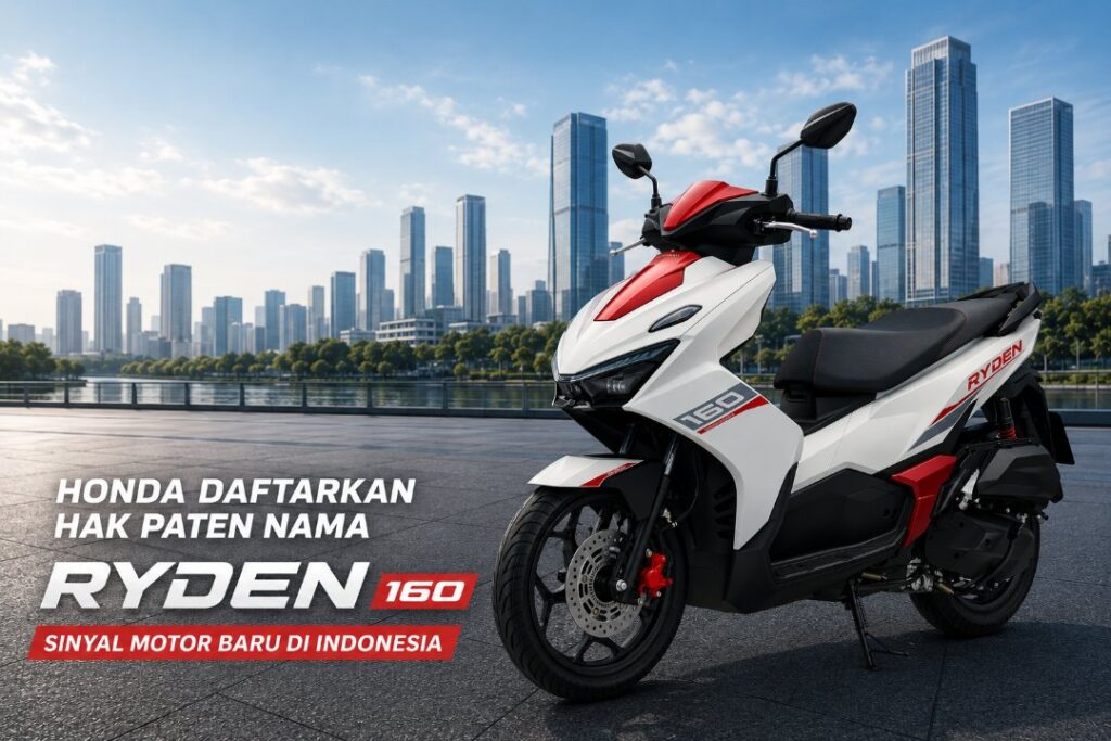 Sinyal Motor Baru di Indonesia, Honda Daftarkan Hak Paten Nama Ryden 160 Sinyal Motor Baru di Indonesia, Honda Daftarkan Hak Paten Nama Ryden 160