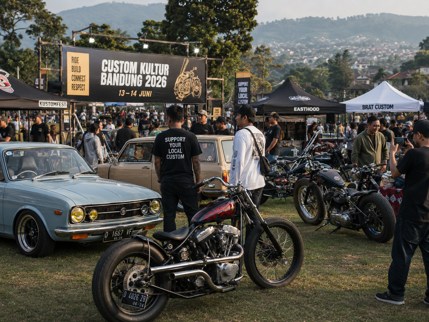 BBQ Ride 2026 Kembali ke Bandung, Kustom Kultur Masuk Format Outdoor
