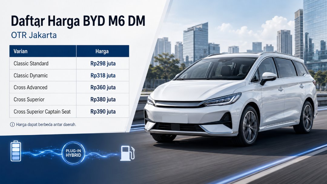 Harga BYD M6 DM Diumumkan, Pengiriman Unit Ditargetkan Mulai Juni 2026