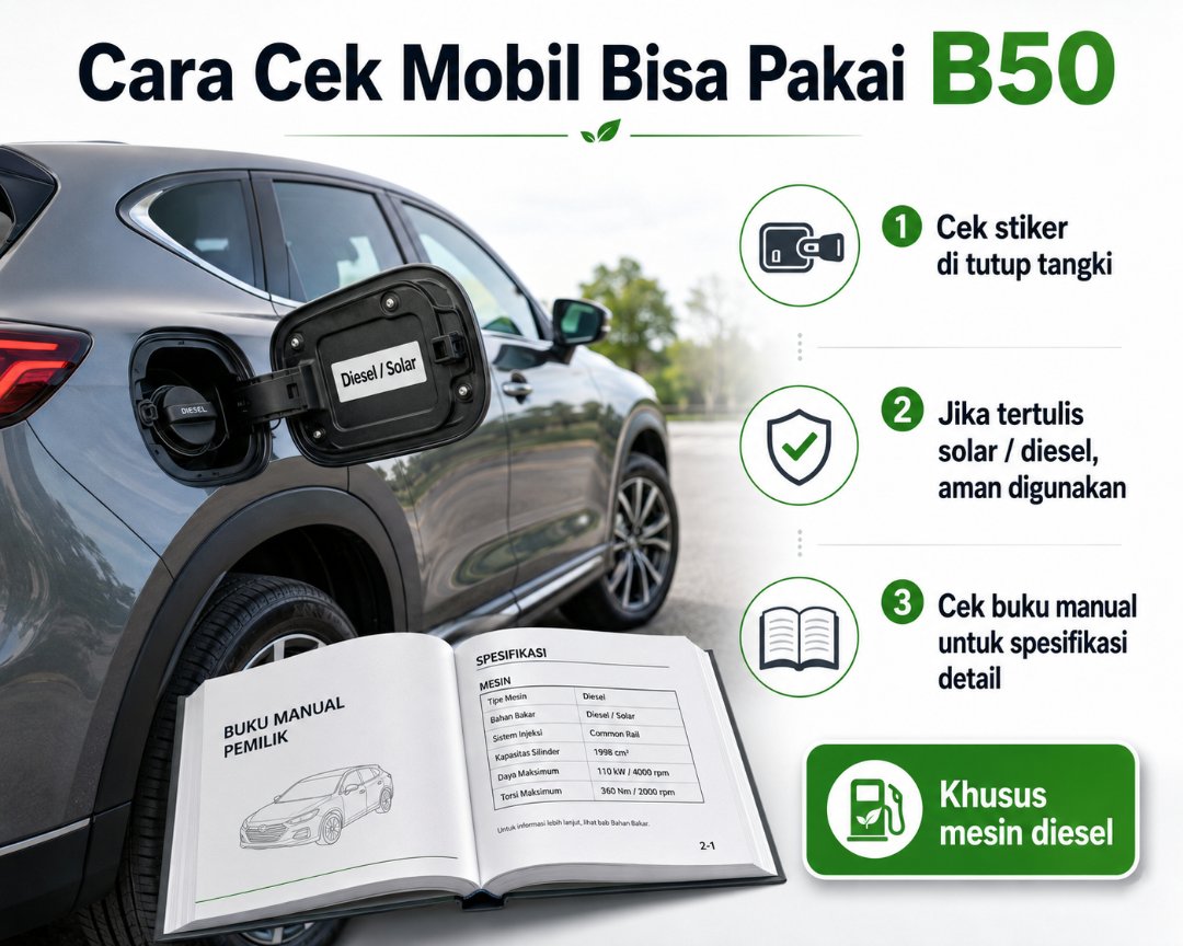 B50 Berlaku 1 Juli: Apakah Kendaraan Bermesin Bensin Bisa Mencampurnya? Ini Jawabannya