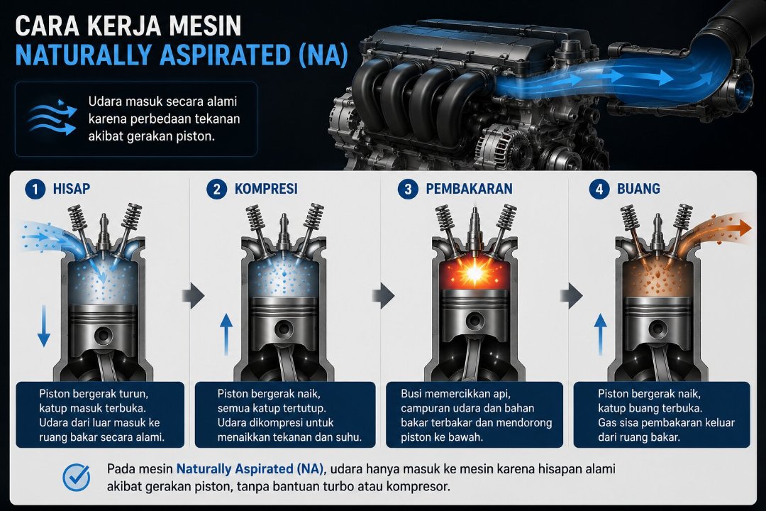 Naturally Aspirated vs Turbo: Beda Karakter Mesin yang Sering Jadi Perdebatan