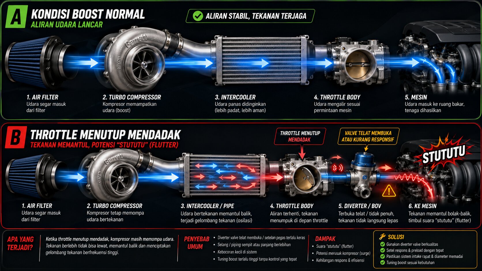 Stututu Bukan Sekadar Suara Keren: Cara Kerja Turbo Flutter dan Risikonya