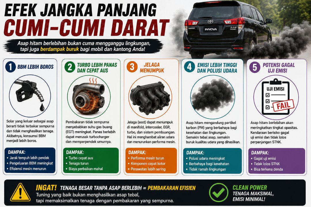 Cumi-Cumi Darat pada Mobil Diesel: Keren atau Merusak Mesin?