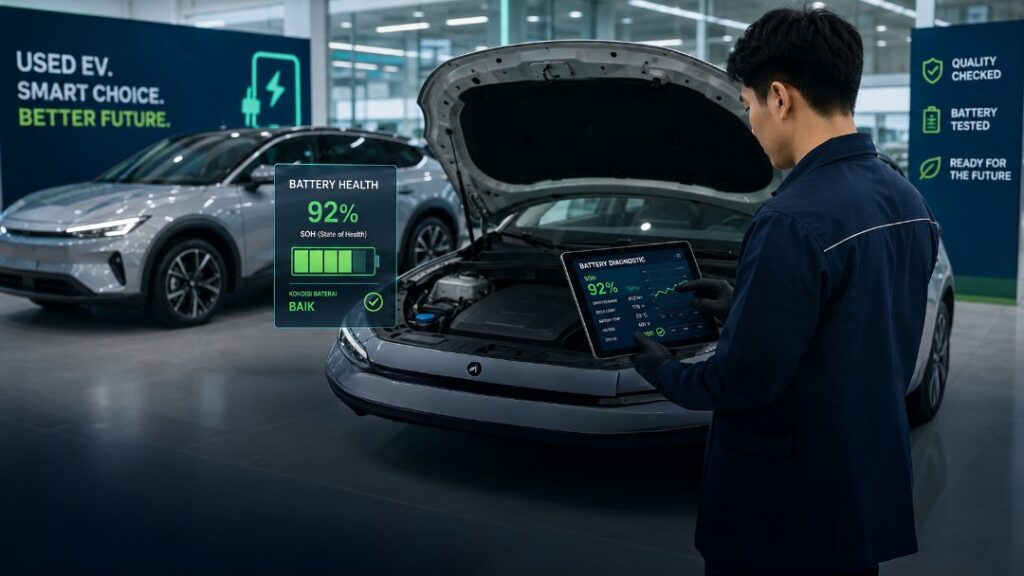 Tren Pasar Mobil Listrik Bekas 2026: Pentingnya Cek Battery Health Sebelum Membeli Mobil Listrik Bekas Tren Pasar Mobil Listrik Bekas 2026: Pentingnya Cek Battery Health Sebelum Membeli