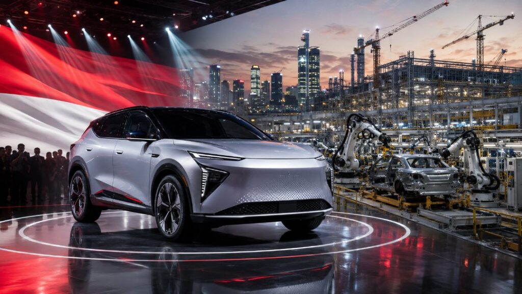 Omoda O4 EV Indonesia Pilih Indonesia untuk Debut Global Omoda O4 EV, Omoda & Jaecoo Berburu Tambahan Pabrik