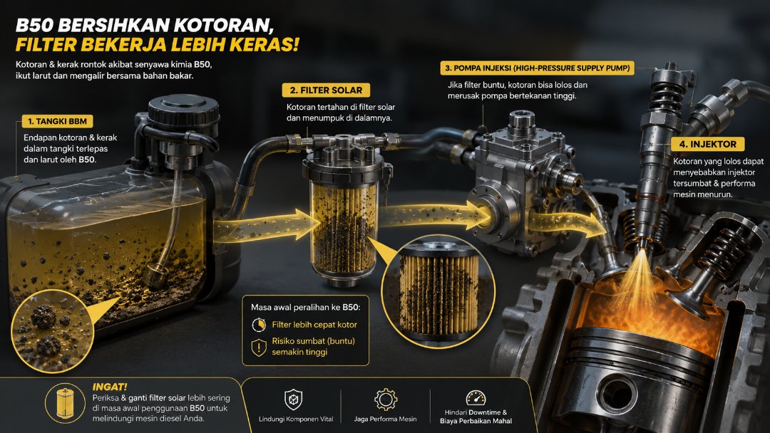 Heboh B50: Mengapa Pemilik Mobil Diesel Ramai-ramai Borong Filter Solar?