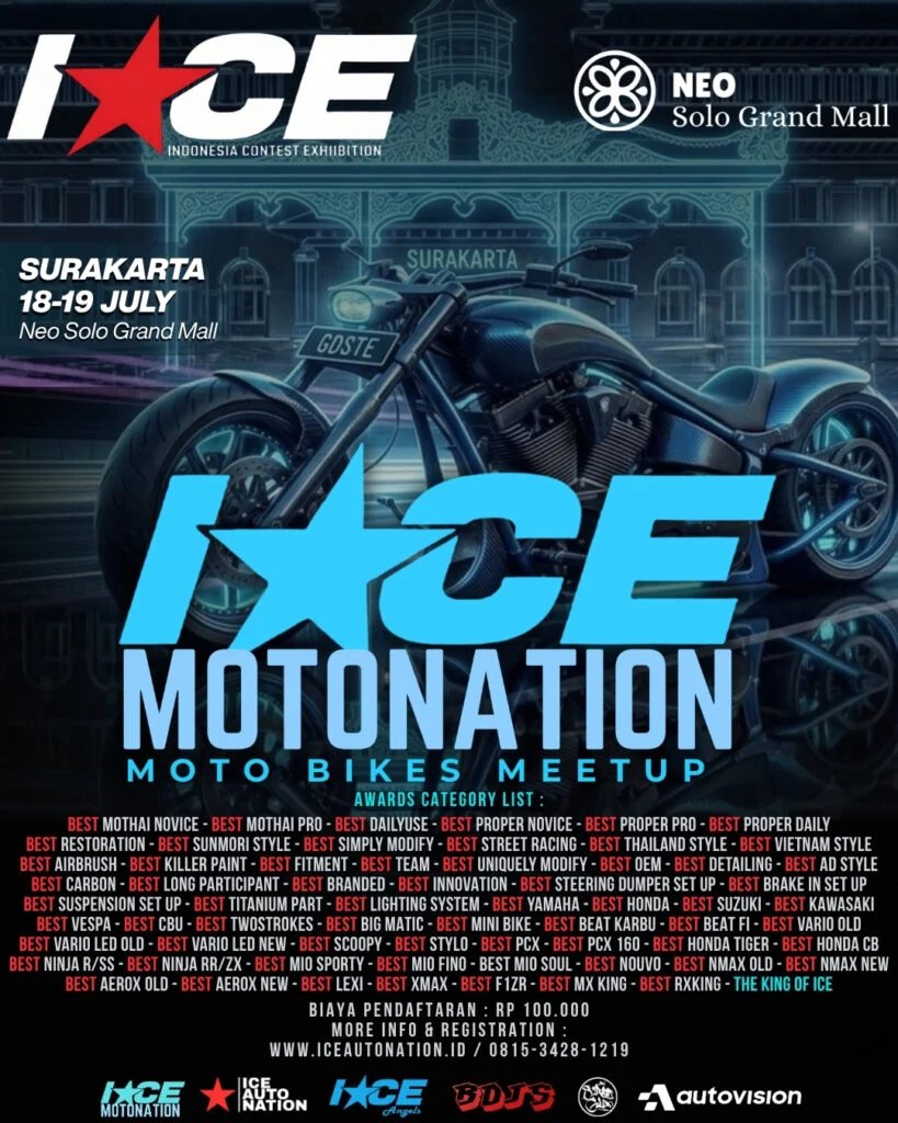 ICE AutoNation Surakarta 2026 Siap Digelar Pekan Depan: Ini Detail Agenda dan Programnya
